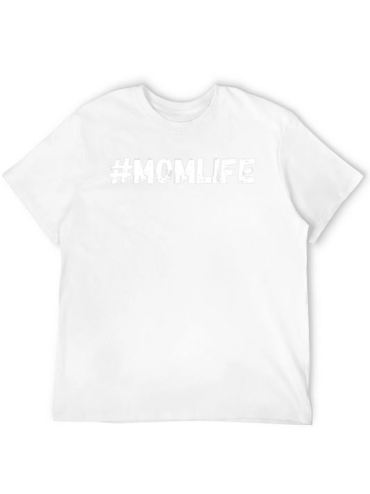 #Momlife Black Graphic Tee - Stylish Comfort