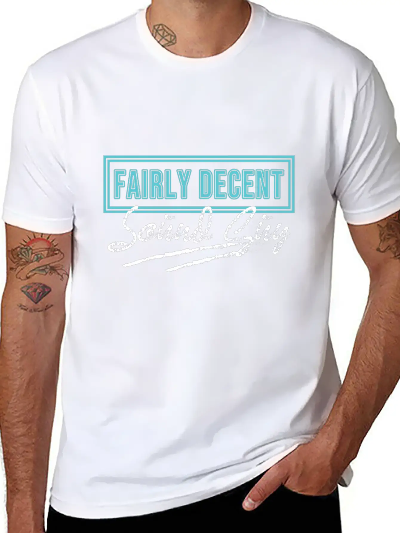 "Fairly Decent Sound Guy" Tee Design For Both Lightweight Cotton T-Shirt – Daily Comfort Graphic Shirt