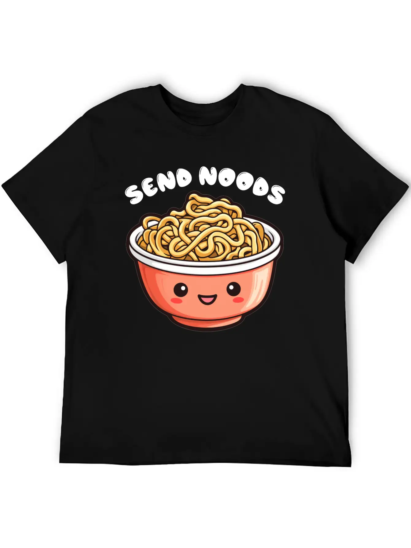 "Send Noods" By ART1SAN Soft Cotton Short Sleeve Tee – Unisex Wardrobe Staple