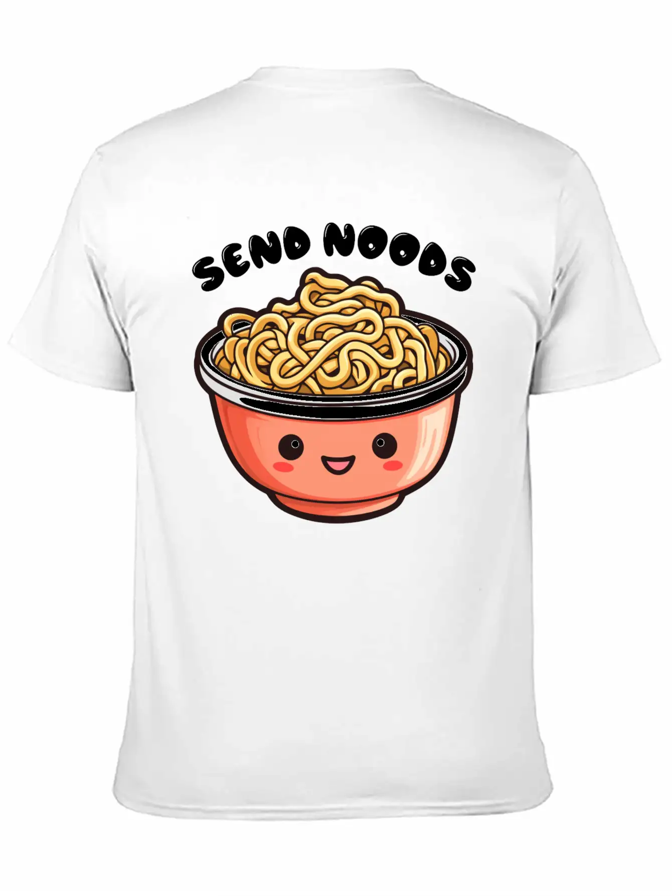 "Send Noods" By ART1SAN Soft Cotton Short Sleeve Tee – Unisex Wardrobe Staple