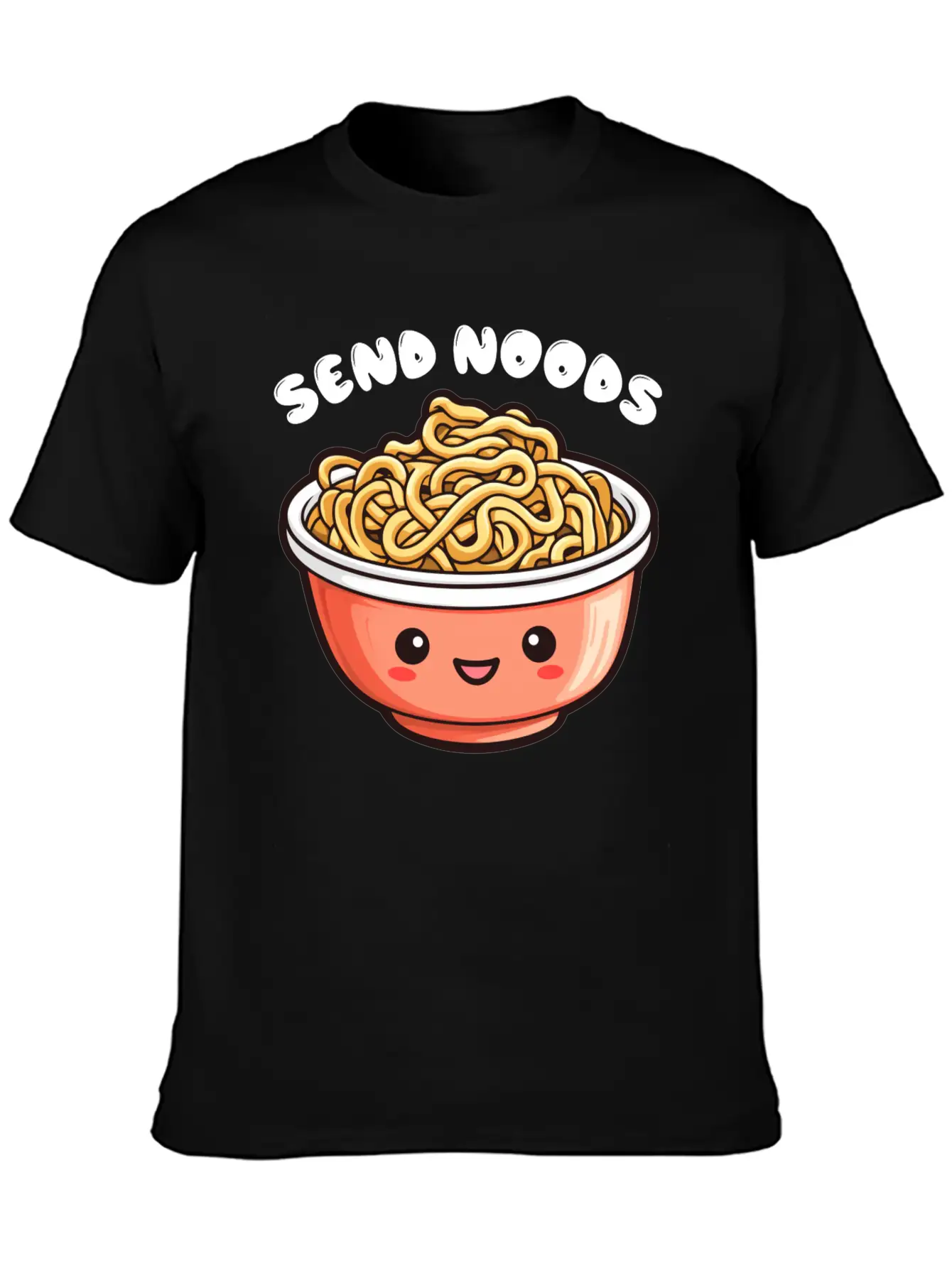 "Send Noods" By ART1SAN Soft Cotton Short Sleeve Tee – Unisex Wardrobe Staple